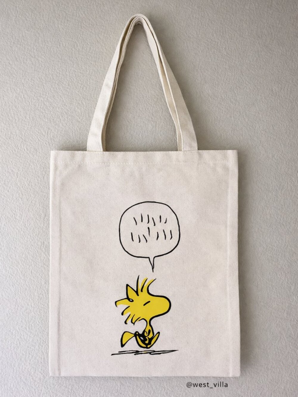 Woodstock Peanuts Snoopy Classics Thick Canvas Tote Bag